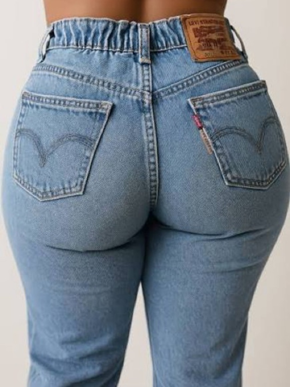 NBG no back gap Levi’s Women's High-Waist Light Blue Denim Jeans